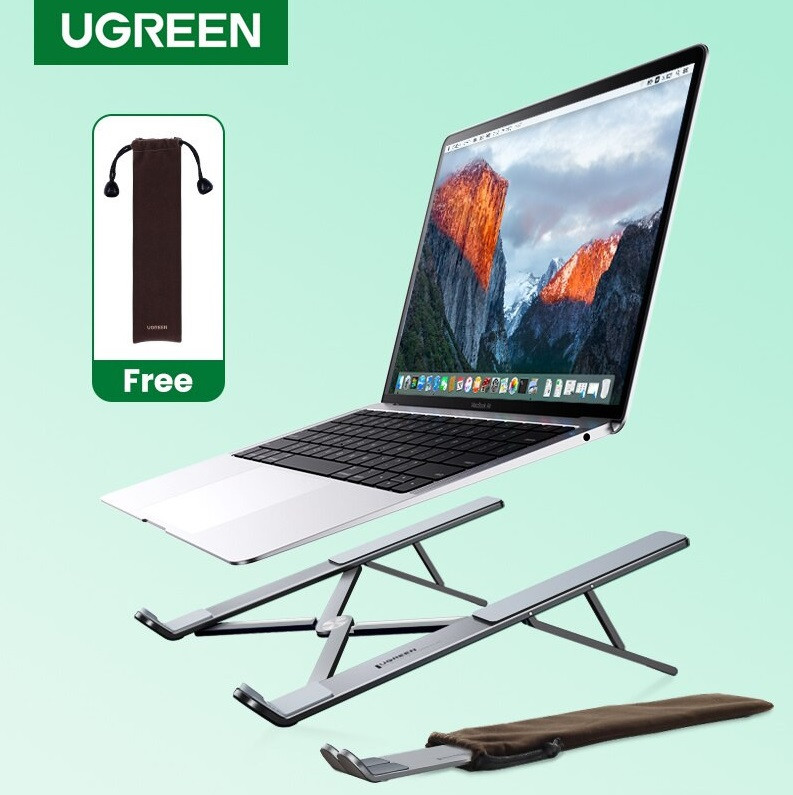Універсальна підставка для ноутбука UGREEN до 17.3" Space gray (LP451), фото 1