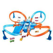 Трек Хот Вілс Крах Навхрест Hot Wheels Criss Cross Crash Track Mattel DTN42