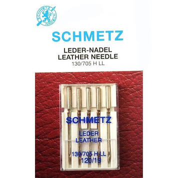 Набір голок Schmetz Leather №120