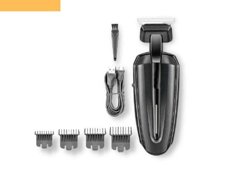 Професійна акумуляторна машинка для стрижки волосся тример з насадками XRPO VGR-952 чорна (41229-952_524), фото 1