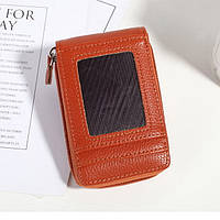 Компактний гаманець для карток/візиток з екошкіри Світло-Коричневий - Business Wallet