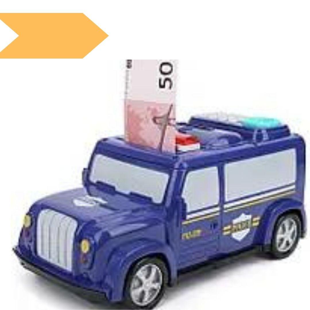 Сейф дитячий "Машина поліції" XPRO 589-13B (24) синя (MER-14755_439), фото 1