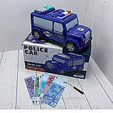 Сейф дитячий "Машина поліції" XPRO 589-13B (24) синя (MER-14755_439), фото 4