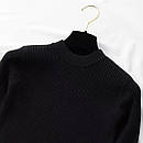 Жіночий трикотажний гольф із кнопками, фото 6