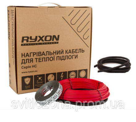 Тепла підлога Ryxon нагрівальний кабель під плитку / 15 м / 300 Вт / 1.5-1.9 м2
