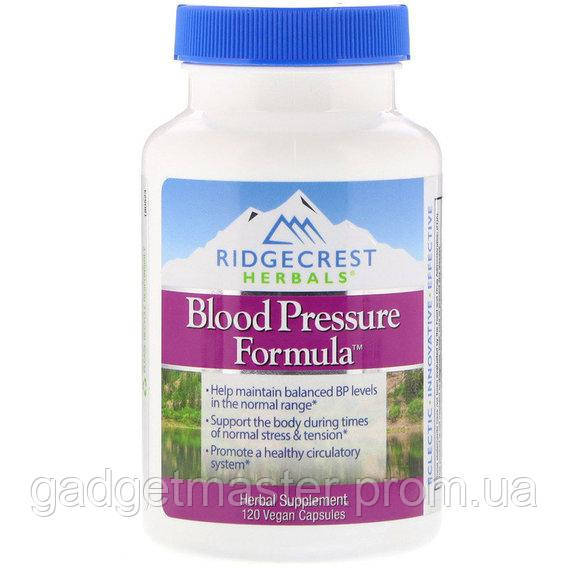 Комплекс для профилактики давления и кровообращения RidgeCrest Herbals Blood Pressure Formula GS, код: 7683400 - фото 1 - id-p1923739933
