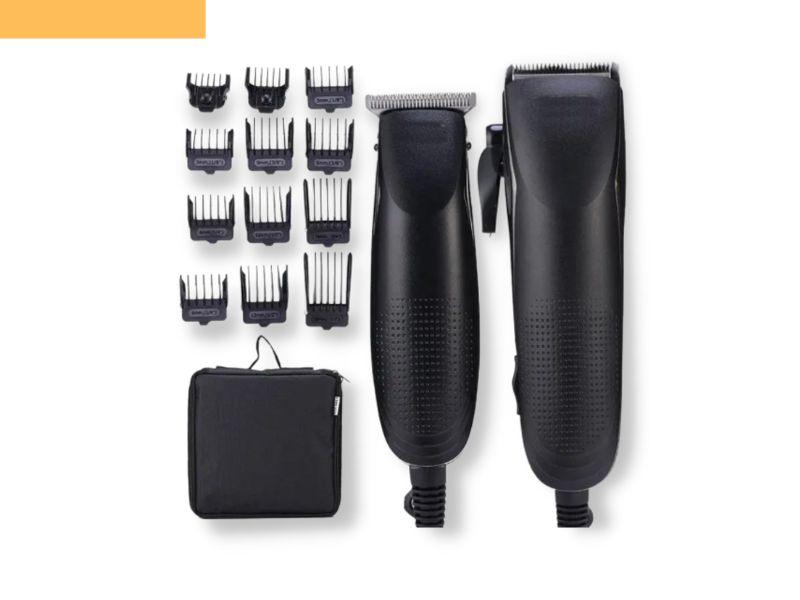 Професійна машинка триммер для стрижки волосся з насадками 2 в 1 XRPO VGR-023 чорна (41240-023_721), фото 1