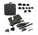 Професійна машинка триммер для стрижки волосся з насадками 2 в 1 XRPO VGR-023 чорна (41240-023_721), фото 3