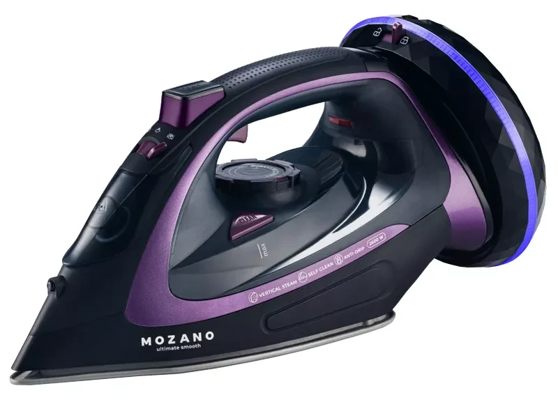 Бездротова парова праска Mozano Ultimate Smooth 2600 Вт фіолетового кольору