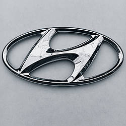 Емблема — знак Hyundai Хюндай 129*65 мм