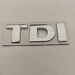 Емблема - напис TDI 76*26 мм хром