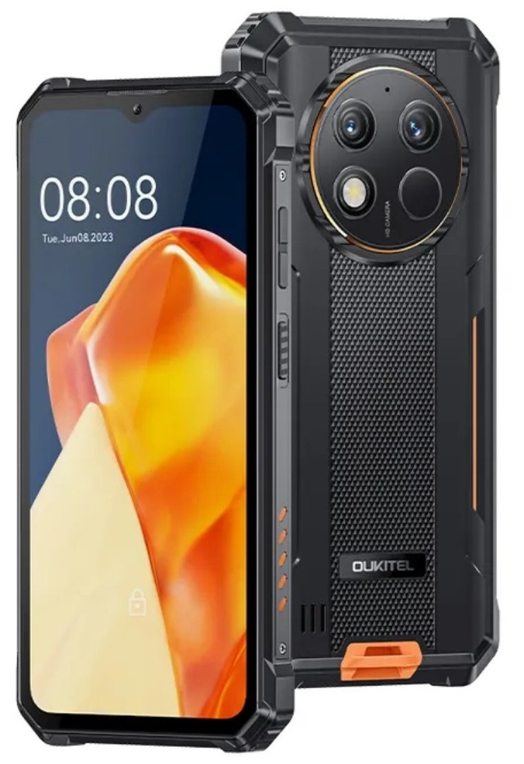 Смартфон Oukitel WP28 Orange 4G LTE 8/256gb 10600mAh 48MP NFC