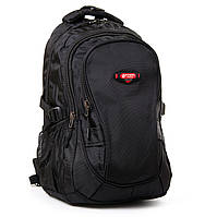 Рюкзак підлітковий для підлітка до школи 6-11 клас чорний 45*30 см Power In Eavas 9060
