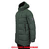 Куртка чоловіча BLACK VINYL (зимова) C23-2230C ОЛИВКОВИЙ 100% поліестер. Утеплювач: Біо пух 56(Р), фото 2