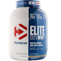 Протеин Dymatize Elite 100% Whey Protein 2300 g 70 servings Cafe Mocha EH, код: 7519434