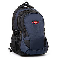 Рюкзак підлітковий для підлітка до школи 6-11 клас чорно-синій 45*30 см Power In Eavas 9060