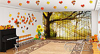 Осенние Фото Шторы в детский сад "Солнечная осень" - Любой размер! Читаем описание!
