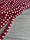 Намистини (Перли ) " Люкс "  на нитці 10 мм темно рожеві  500 грам, фото 4