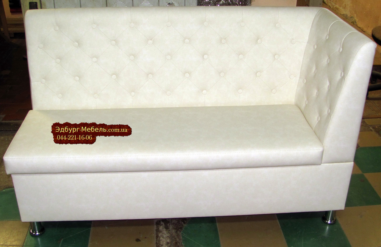 Диван для кафе "Ренесанс" із кутовою спинкою, фото 1