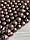 Намистини (Перли ) " Люкс "  на нитці 10 мм шоколад   500 грам, фото 3