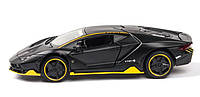 Модель автомобиля Lamborghini LP770 1:32, Металлическая Ламборджини, Инерционная машинка звук+горят фары