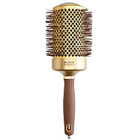 Термобрашинг Olivia Garden Expert Blowout Shine Wavy Bristles Gold & Brown, 65 мм (ID2052)