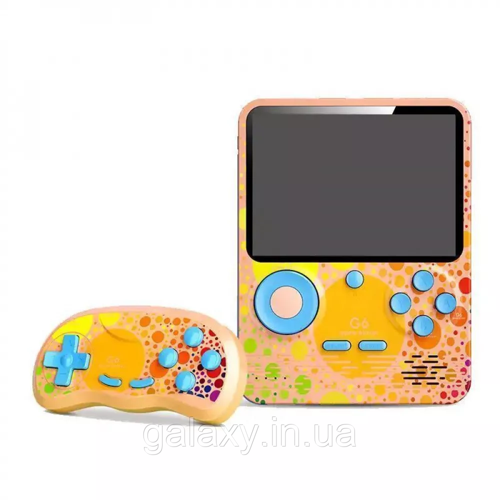 Портативна ігрова консоль 3.5 дюйма 5000mAh приставка G6 PINK