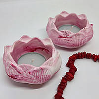 Підсвічник для таблетованої свічки червоний