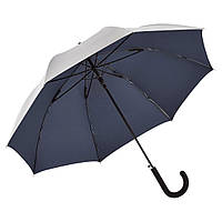 Зонт-трость полуавтомат Fare 7119 (Silver/Blue)