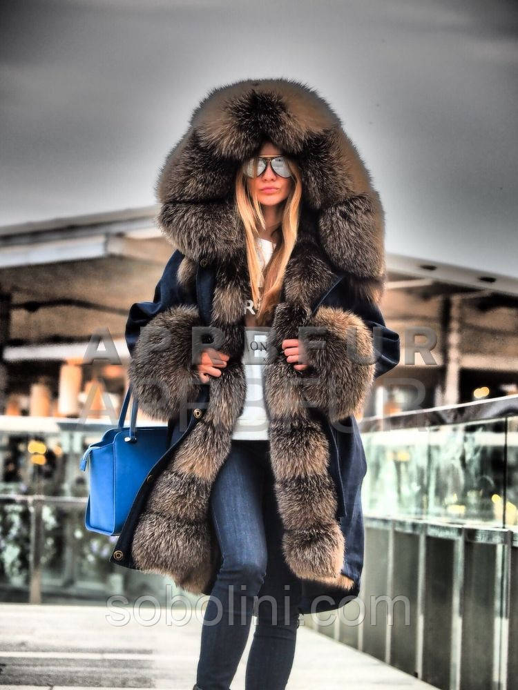 Winter Zobrain Coats Brand Design Faux Fur Overcoat Long Maxi