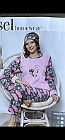 Женская махровая пижама+ флис НОРМА 2876 пр-во Турция