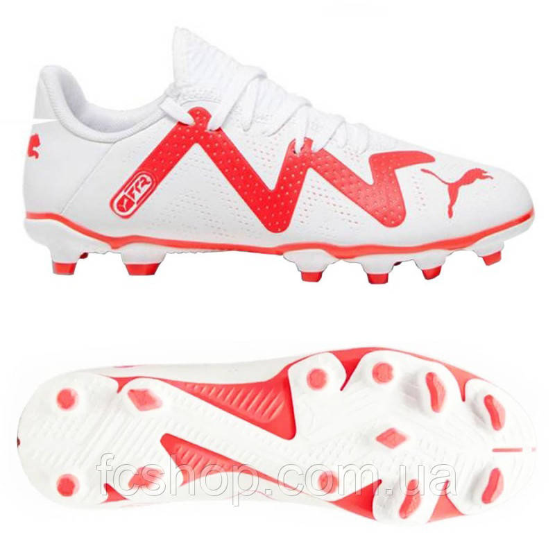 Футбольні бутси Puma Future Play FG/AG 107377-01, Білий, Розмір (EU) — 45