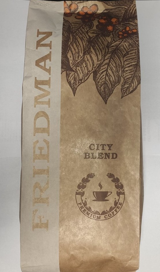 Кава Friedman City Blend в зернах 1 кг