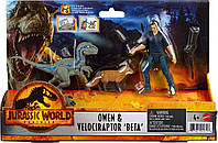 Мир юрского периода Оуэн и велоцираптор Бета Jurassic World Dominion Owen and velociraptor Beta