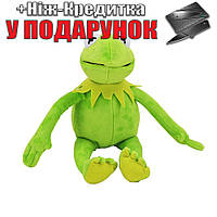 М'яка іграшка жабеня Керміт з Маппет Шоу 41 см жаба плюшева Muppet Show Kermit 41 см Зелений