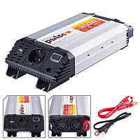 Инвертор Преобразователь напряжения 12V 220V 800W USB-5VDC 2.0A Клеммы Мод. синусоида