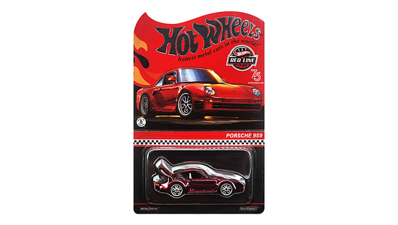 Машинка Premium Hot Wheels Porsche 959 Red Line Club RLC 1