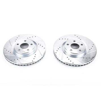 Гальмівні передні ротори Ford Edge; POWER STOP Z23 (345 мм)