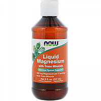 Жидкий магний Now Foods 8 жидких унций 236,7 мл (NF1288) DM, код: 1826892