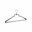 Вішачки плечики силіконові  металеві з перекладиною 46 см, фото 2