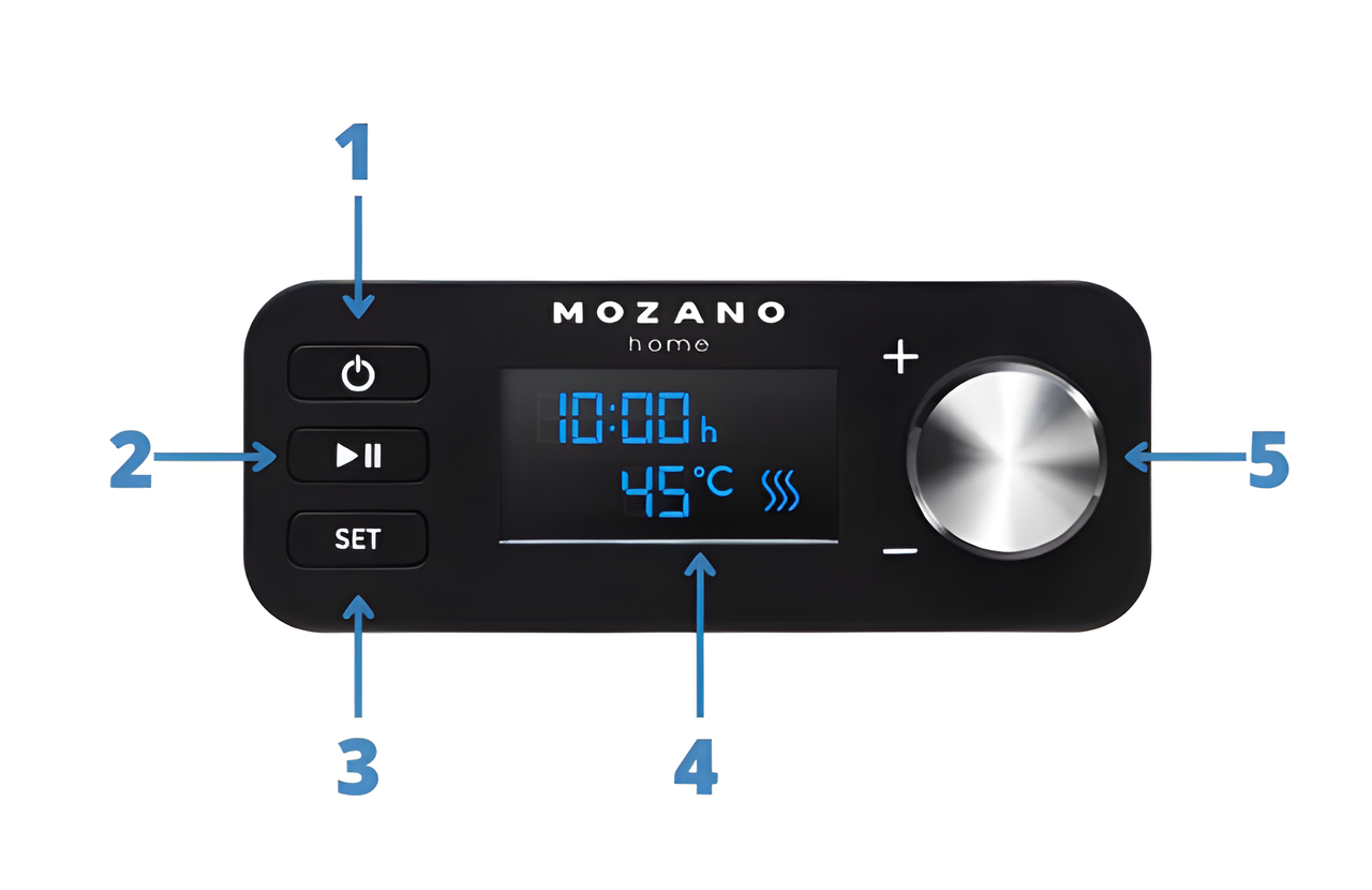 Сушилка для мяса и овощей Mozano Дегидратор для сушки мяса 480W Сушильные аппараты для фруктов 5 лотков - фото 4 - id-p1923989143