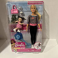 Кукла Барби тренер по фигурному катанию Barbie Ice Skating Coach Doll & Playset