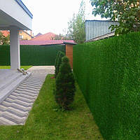 Декоративный зеленый забор рулон 1,8м х 10м; забор декоративный; искусственный зеленый забор; зеленый забор из