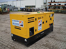 Оренда генератора 68 кВт (Atlas Copco QAS 78)