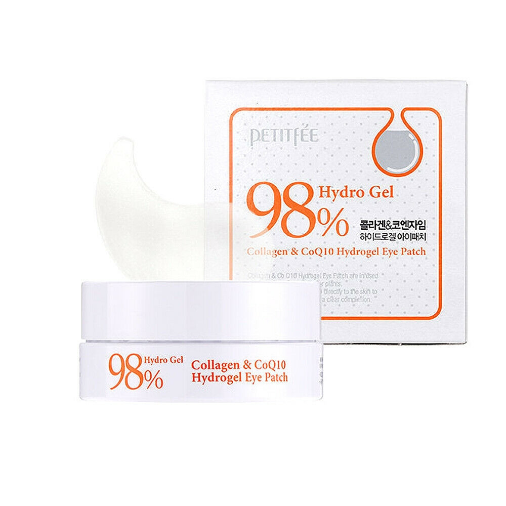 Гідрогелеві патчі для очей з колагеном і коензимом Q10 - Petitfee Collagen & Co Q10 Hydrogel Eye Patch - 60шт