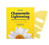 Гидрогелевая осветляющая маска для лица с экстрактом ромашки Petitfee Chamomile Lightening Hydrogel Face Mask