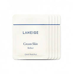 Зволожуючі крем-пади LANEIGE Cream Skin Refiner Quick Mask Pack 5ml