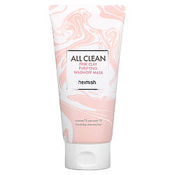 Очищаюча глиняна маска HEIMISH All Clean Pink Clay Purifying Wash Off Mask 150g