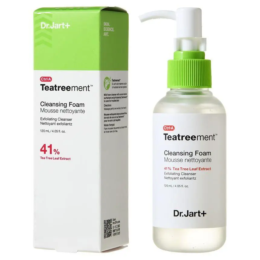 Пінка для вмивання з екстрактом чайного дерева Dr.Jart+ Ctrl+A Teatreatment Cleansing Foam 120ml