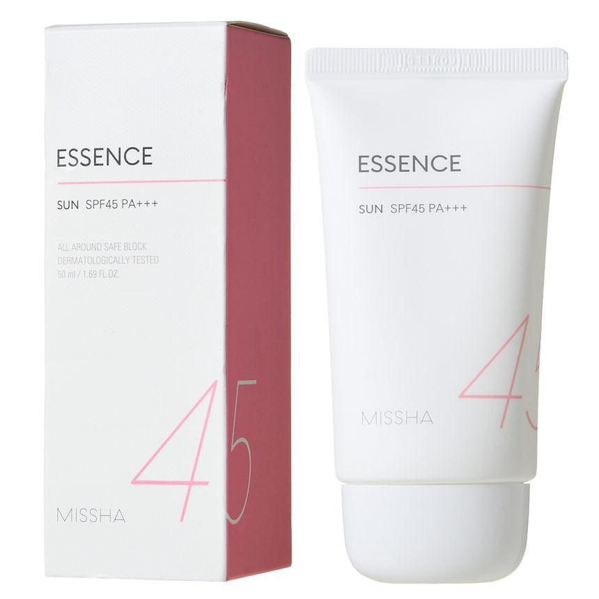 Сонцезахисна есенція MISSHA All Around Safe Block Essence Sun SPF45/PA+++ 50ml, фото 1